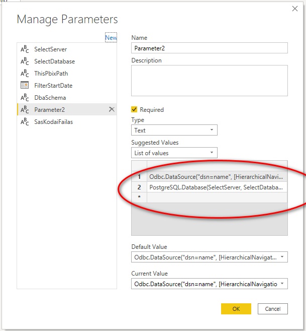Dinamically change source database connection type - Microsoft Fabric ...
