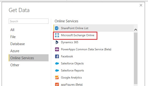 Solved: Exchange Server as a Data Source to Schedule Refre ...