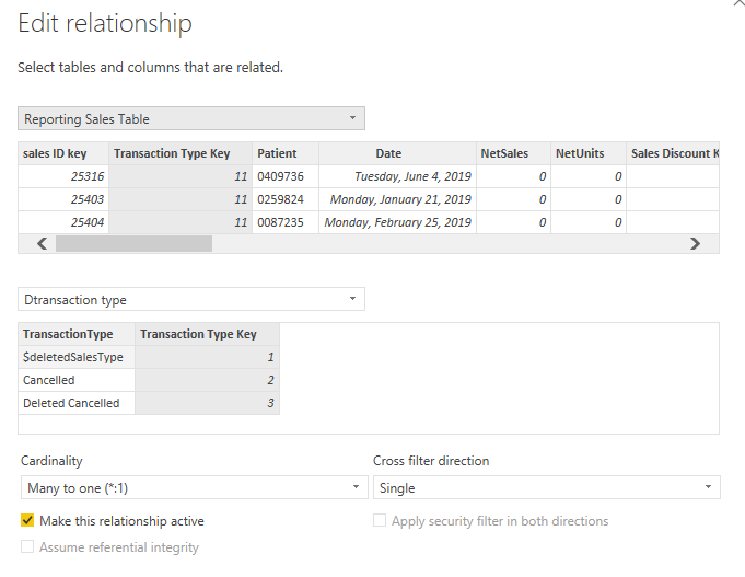 Non-Key Column in my Dimension Table Not Filtering... - Microsoft ...