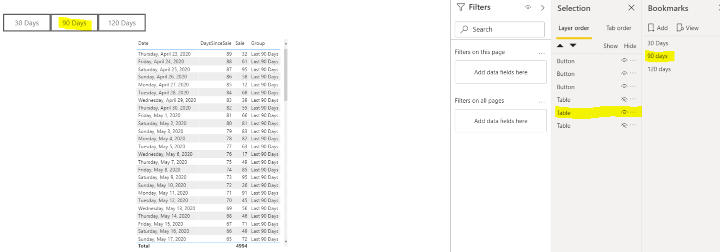 Solved: slicer for days based off days ago - Microsoft Fabric Community