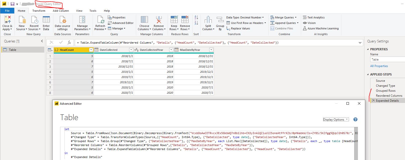 Solved: Find The Max Date by Year in a Column Containing M ...