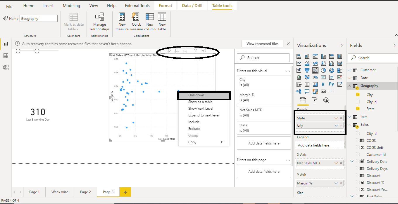 Solved: Drill down in Scatter Charts? - Microsoft Fabric Community