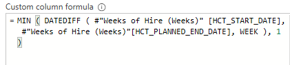 Solved: Difference Between dates in number of weeks - Microsoft Fabric ...