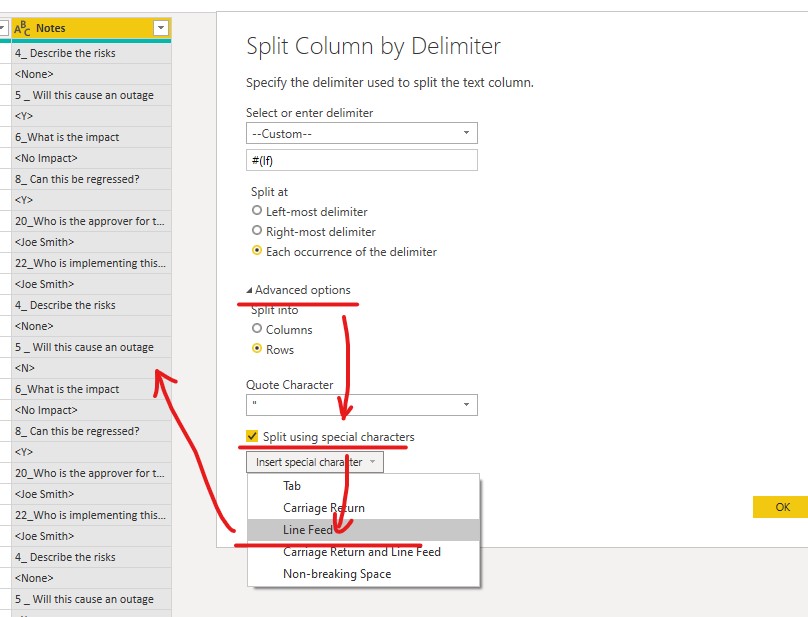 Solved: Split Large Text Field - Microsoft Fabric Community