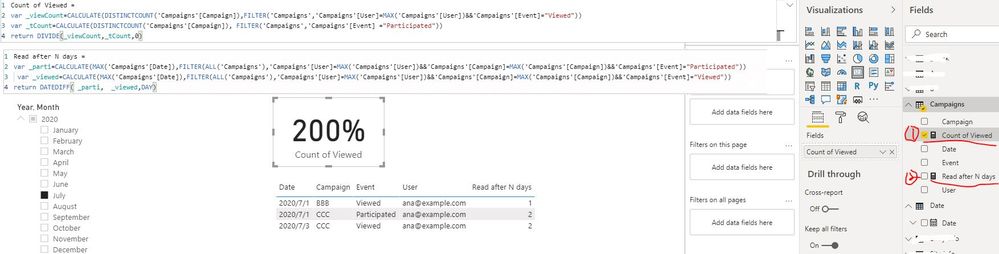 calculate percentage of e-mail campaign visualization.JPG