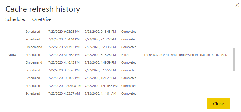 Schedule refresh for import datasets - Microsoft Fabric Community
