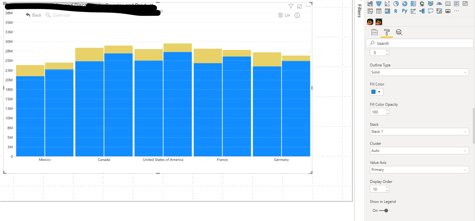 Solved: Combine 2 Stacked BAR CHARTS to show. - Microsoft Fabric Community