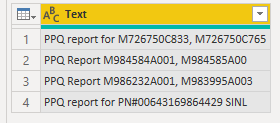 Solved: Extract part number from text - Microsoft Fabric Community