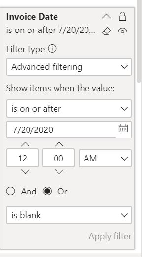 Filter based on two conditions - Microsoft Fabric Community