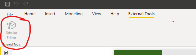 Solved: Greyed out Tabular Editor button - Microsoft Fabric Community