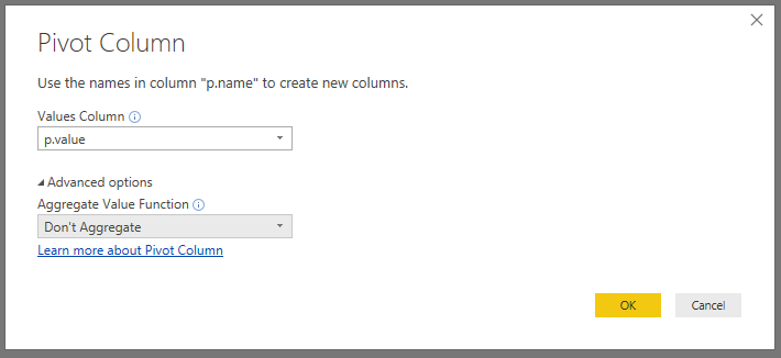 [DAX] Pivot table - There were too many elements i... - Microsoft ...