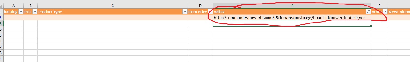 Domanda - Inserimento link in una query di Power BI | ForumExcel.it