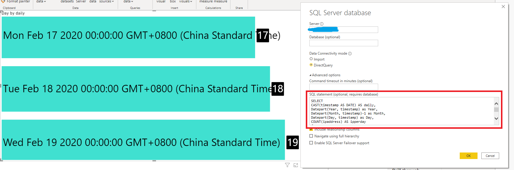 Solved: Date/Time Issue between SQL and Power BI Desktop - Microsoft ...