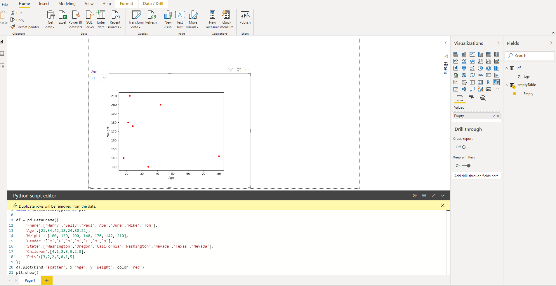 Python Visuals | Dynamic Parameters - Microsoft Fabric Community