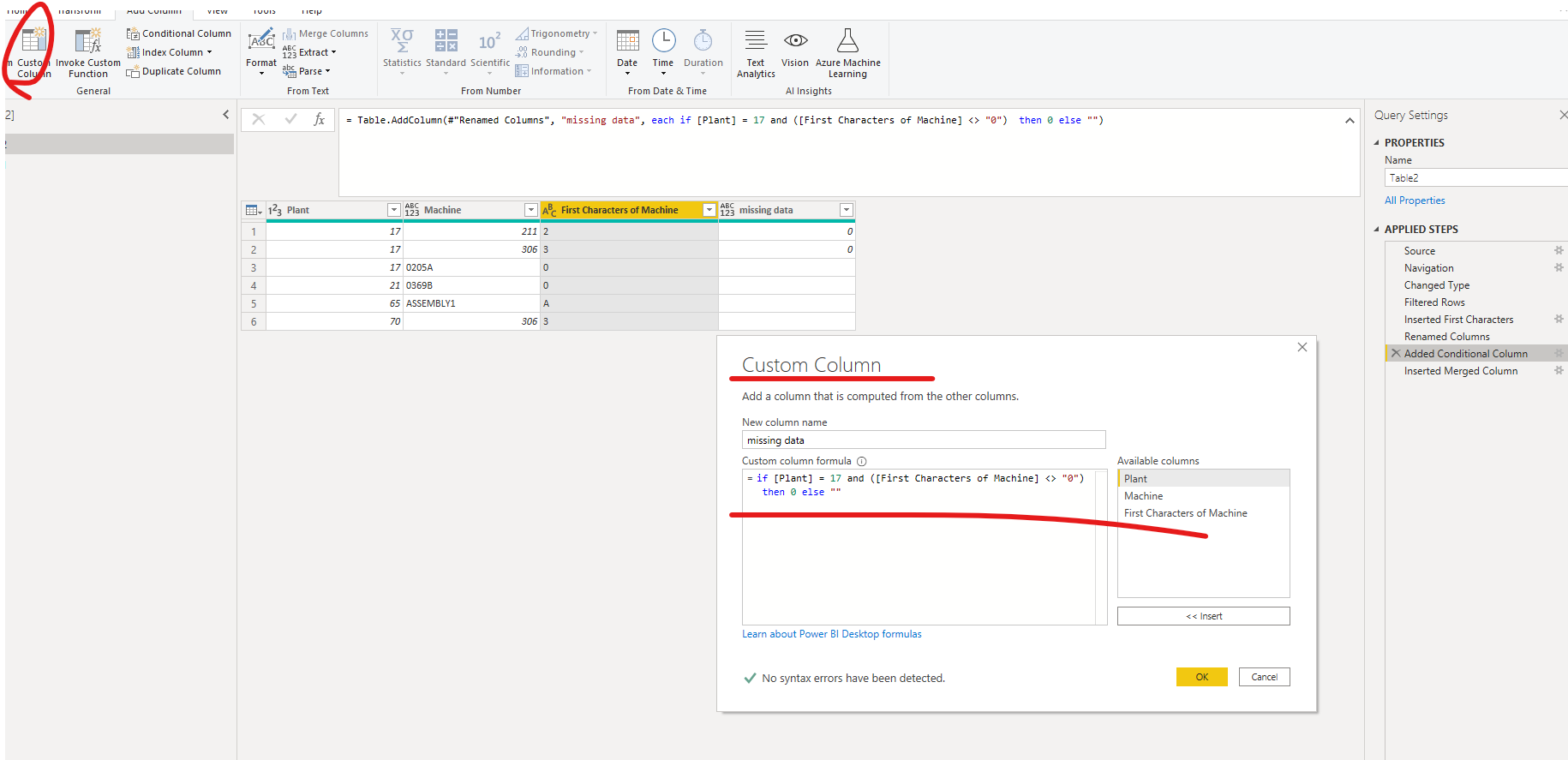 Solved: Adding a character to certain values in a column - Microsoft ...