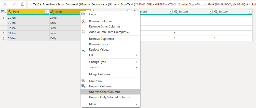 Solved: Auto generate Table by data and condition from oth ...