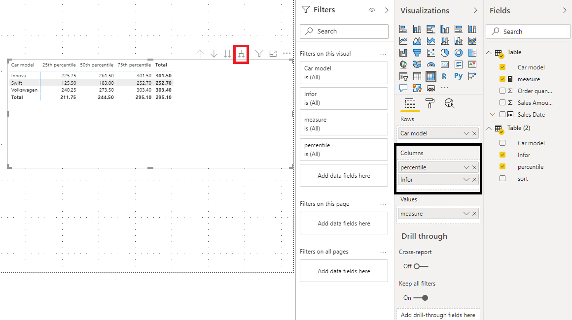Solved: Doble row Column Header - Microsoft Fabric Community