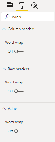 Solved: How to hide the row header of a matrix? - Microsoft Fabric ...