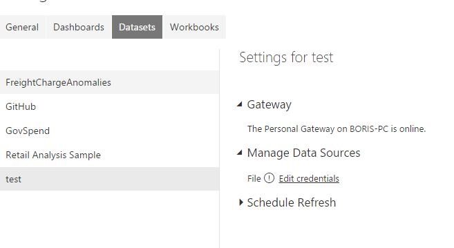 Data set refresh using Personal Gateway fails on S... - Microsoft ...