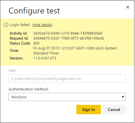 Data set refresh using Personal Gateway fails on S... - Microsoft ...