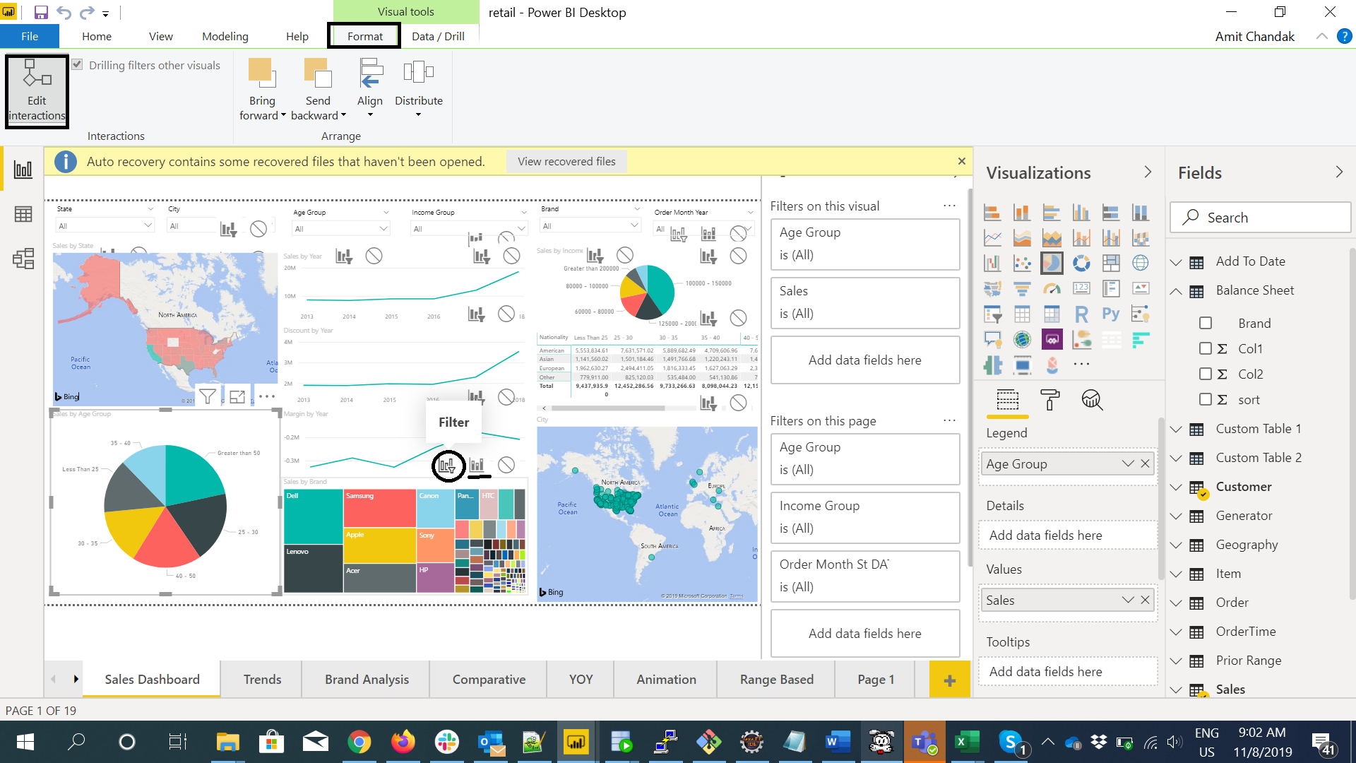 Solved: Chart and matrix interaction - Microsoft Fabric Community