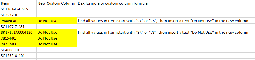 Solved: if statement custom column - Microsoft Fabric Community