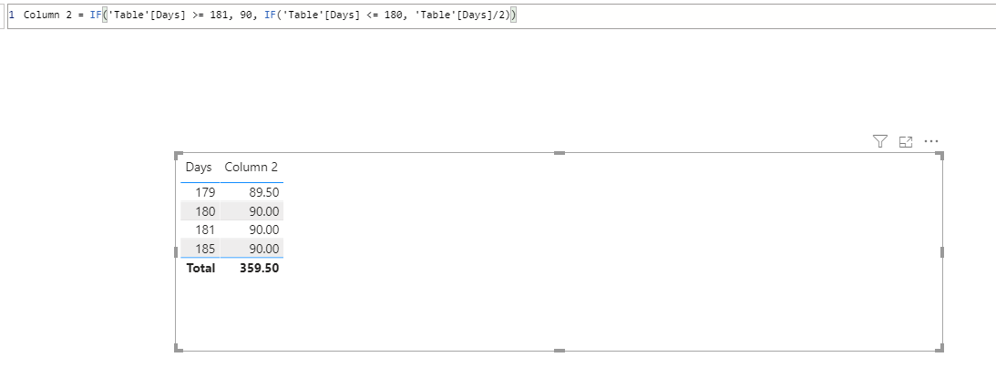 Solved: Custom Column else if divide - Microsoft Fabric Community
