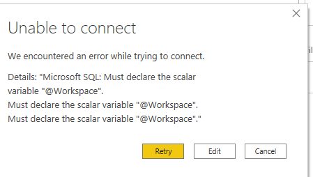 Solved: Parameter error using DECLARE - Microsoft Fabric Community