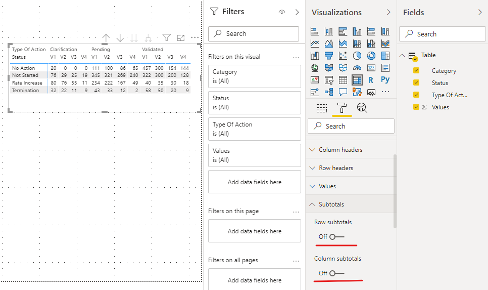 Solved: Double Headings - Microsoft Fabric Community
