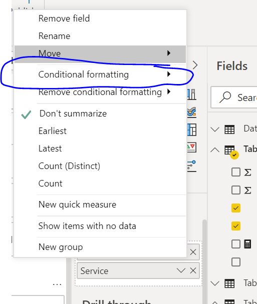 Solved: Table Visual - Conditional Formatting - Microsoft Fabric Community