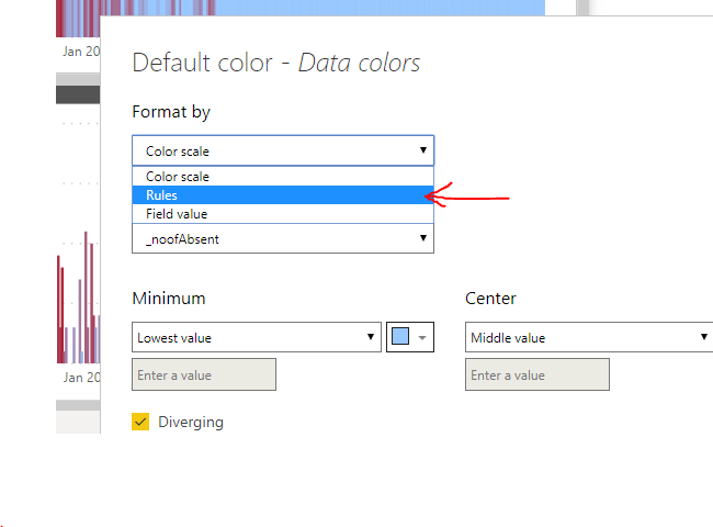 Bar chart color - Microsoft Fabric Community