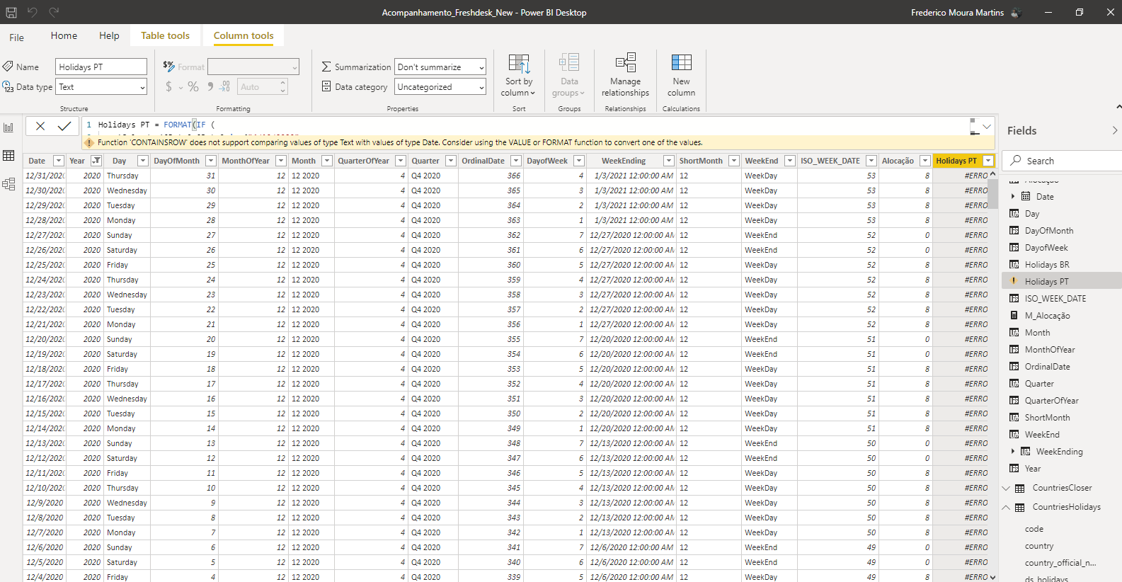 Solved: New column witth conditions from two tables - Microsoft Fabric ...