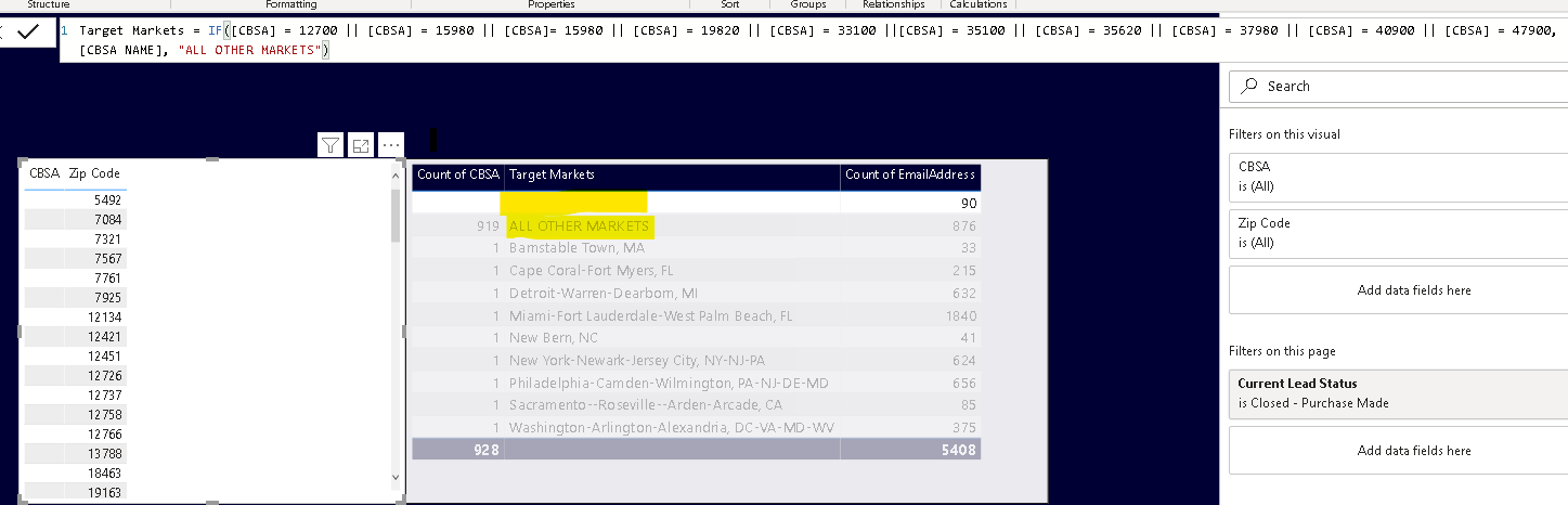 Solved: IF statement excluding blanks for new column - Microsoft Fabric ...