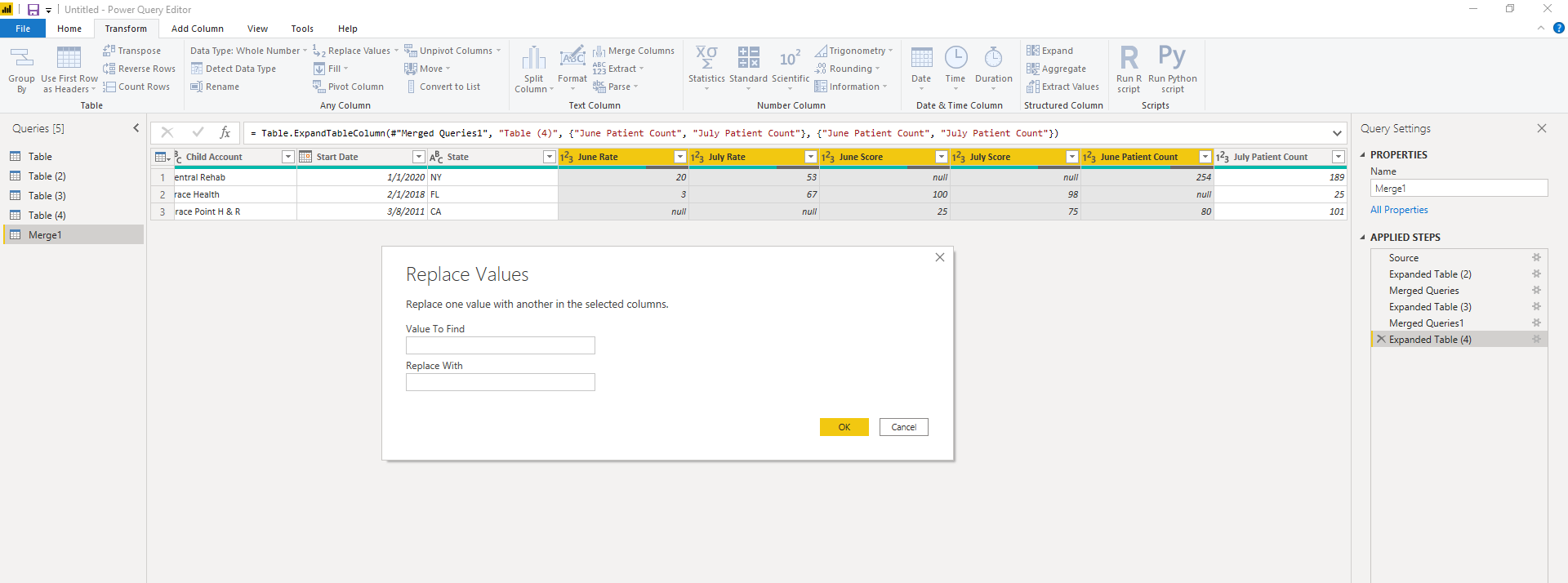 Solved: Replace Blanks with 0 in Table Visual with multipl ...
