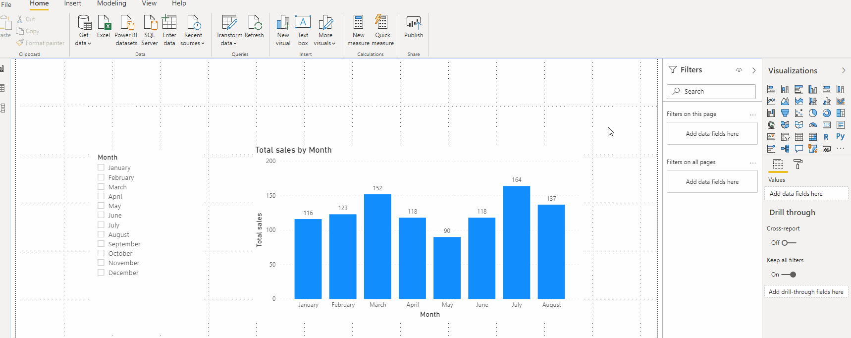 Defaulting the stacked column chart to the maximum... - Microsoft ...