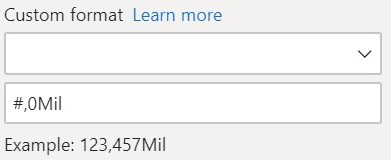 Custom Number Format - Microsoft Fabric Community