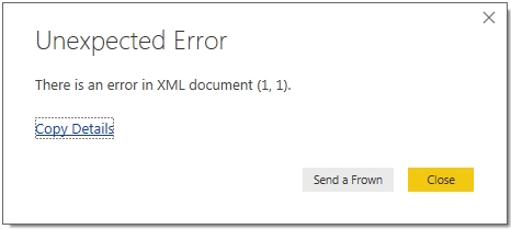 Solved: Error upon starting Power BI Desktop "There is an ...