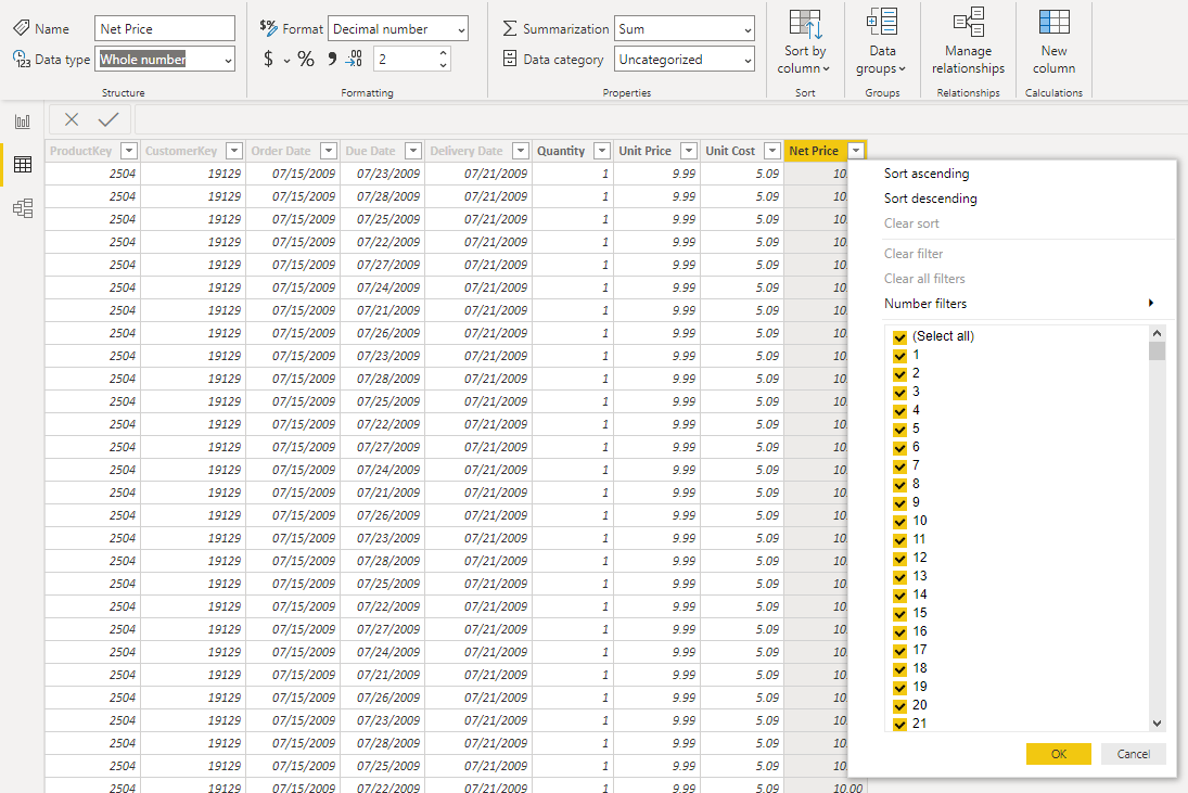 Data type not changing after refreshing queries. - Microsoft Fabric ...
