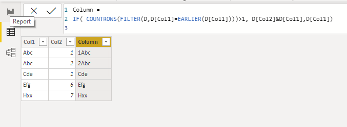 Solved: New column based on distinct value - Microsoft Fabric Community