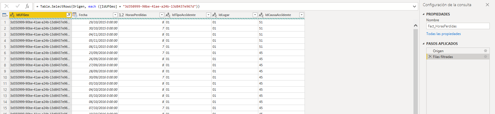 Solved: Filtering in Query Editor, Not data in data tab - Microsoft ...