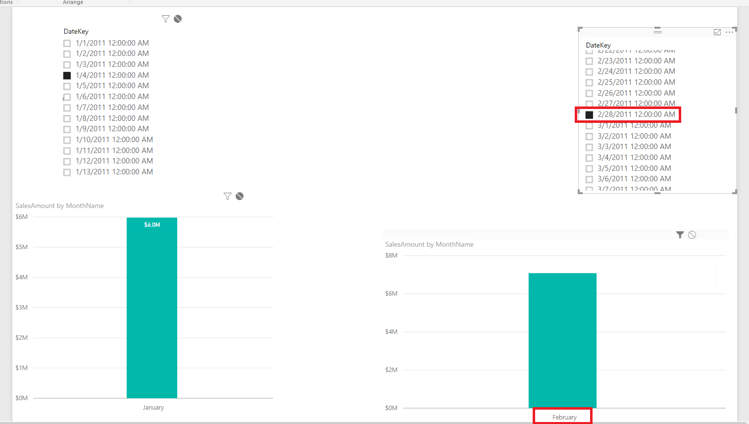 Solved: Two date slicers in one tab - Microsoft Fabric Community