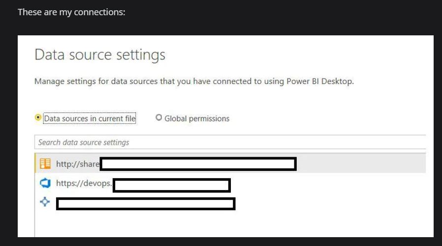 Solved: Problem when updating the dataset in Power BI Serv ...