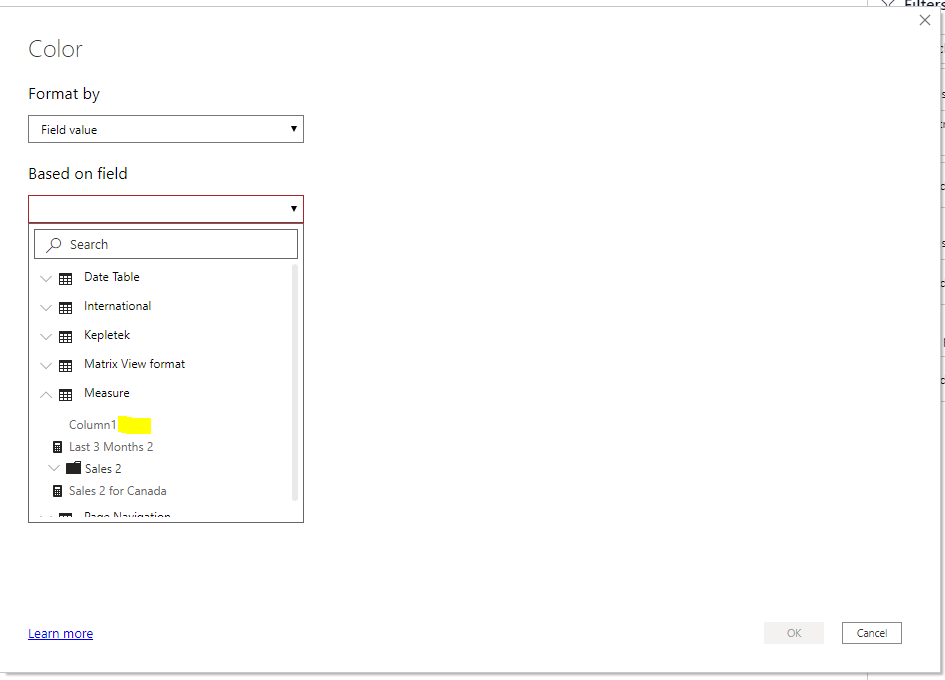 Solved: Conditional formatting by field value is disabled ...