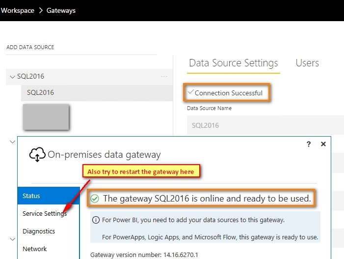 On premises gateway Issue - Microsoft Fabric Community