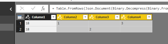 Merge 2 rows in one row - Microsoft Fabric Community