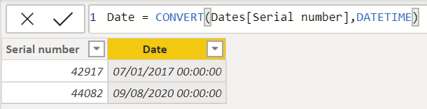 Convert a date value like 42917 to date - Microsoft Fabric Community
