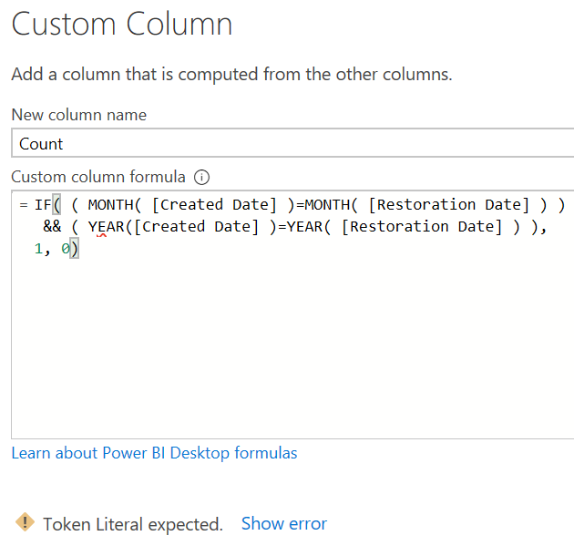 Solved: IF/AND statement in query - Microsoft Fabric Community