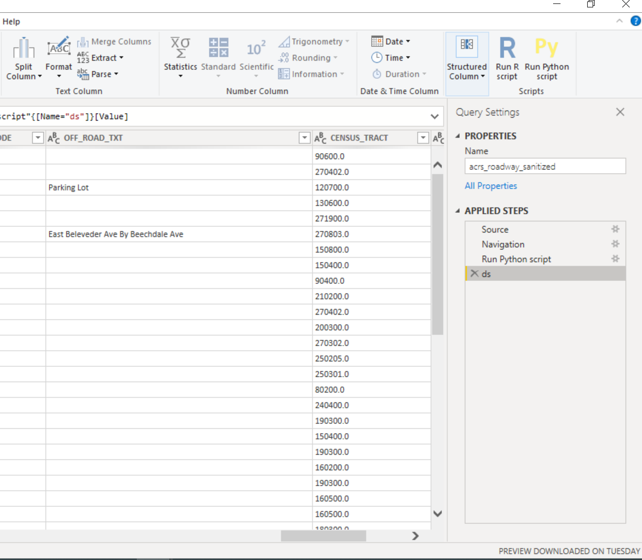 Python step is changing unrelated columns - Microsoft Fabric Community