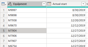 Solved: date difference in same column (multiple dates) - Microsoft ...