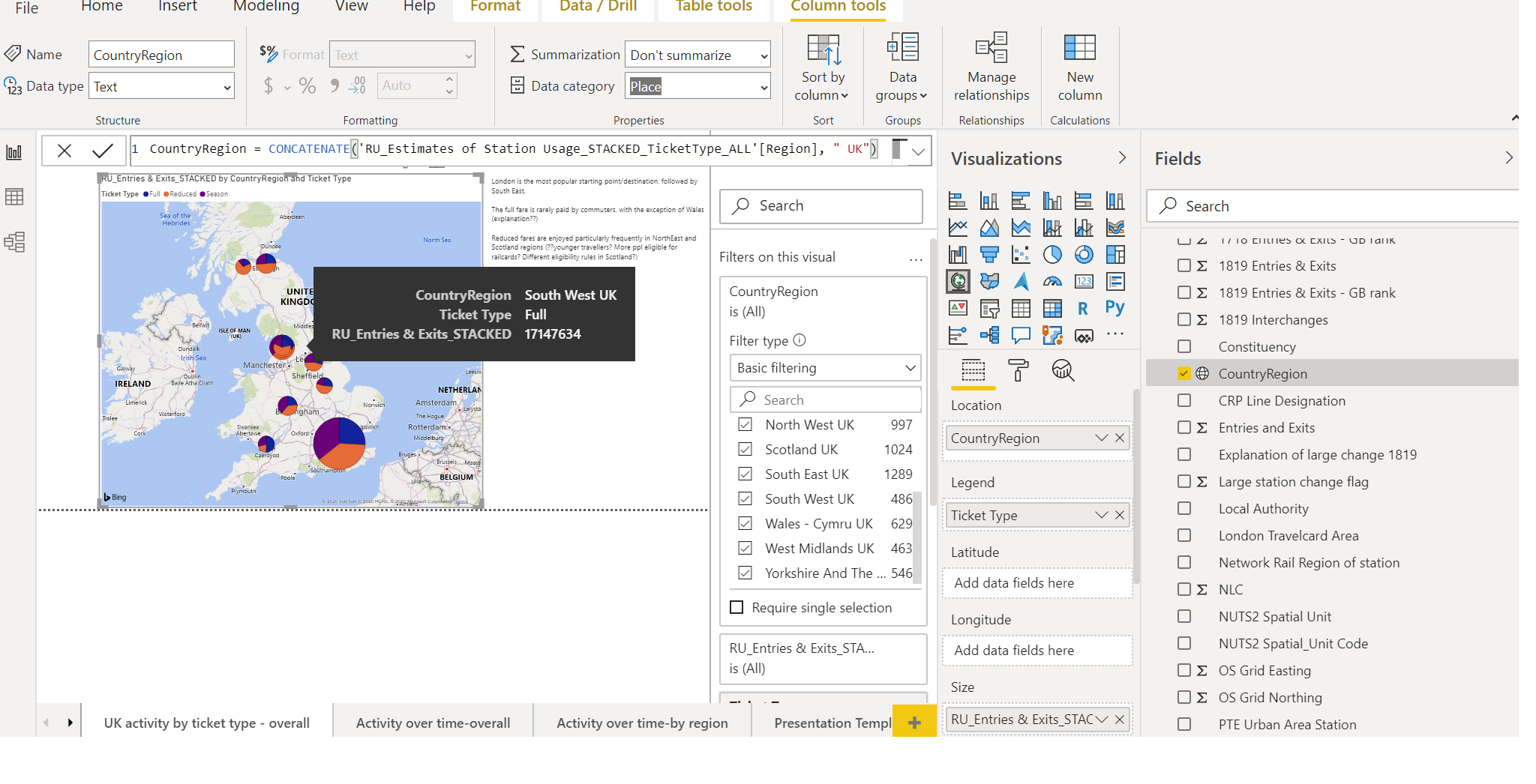 Incorrect UK locations shown - Microsoft Fabric Community